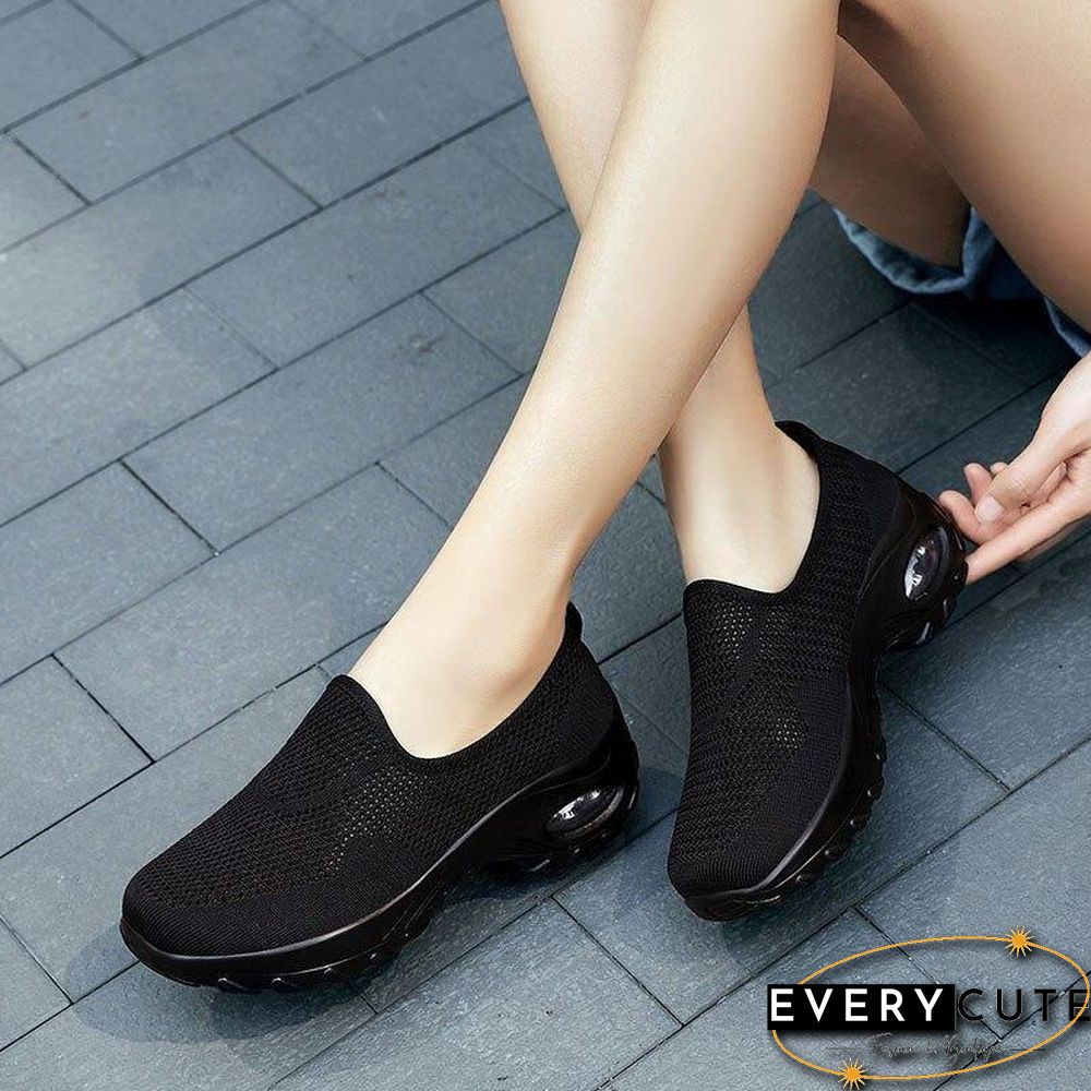 Summer New Casual Slip On Shoes For Women Fashion Woman Breathable Platform Womens Sneakers Flats Tenis Feminino Plataforma