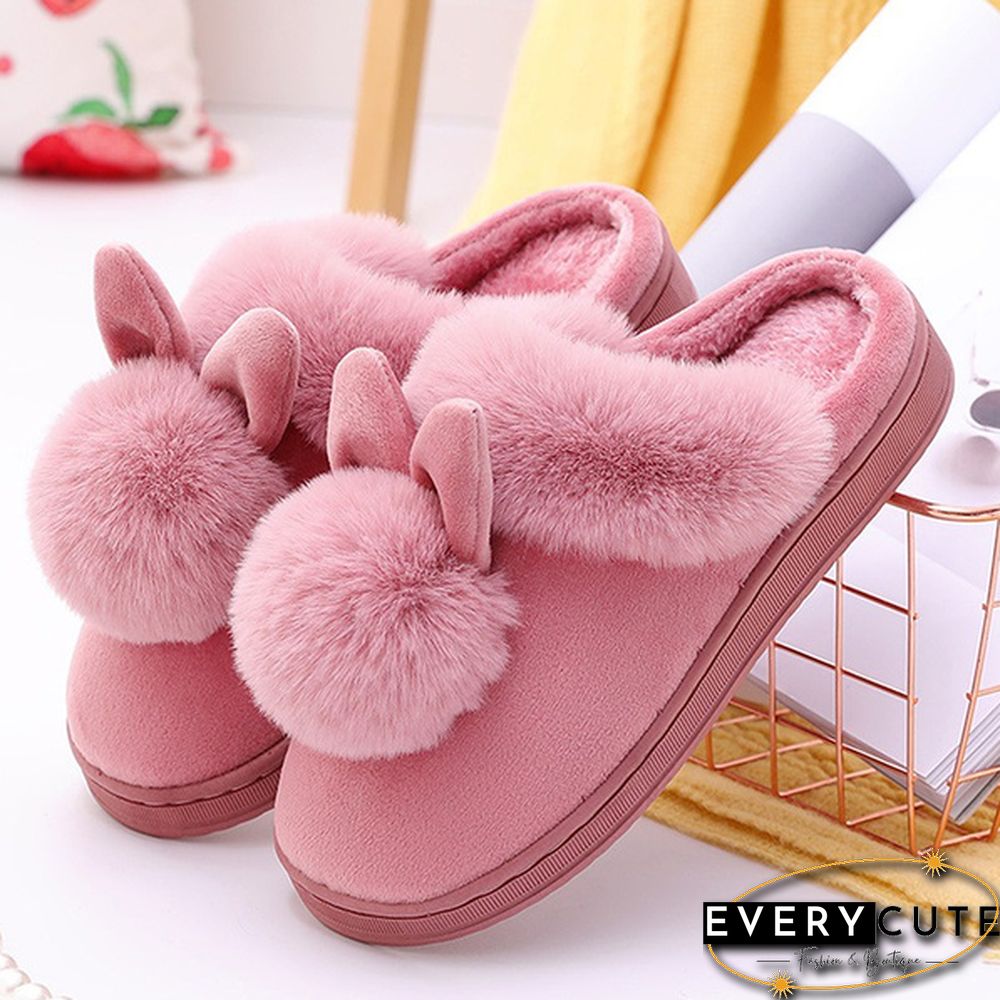 Winter Womens Indoor Shoes Cotton Cartoon Slippers Warm Home Shoes Women Cute Slippers Plus Size 36-41 Pantufas Feminino