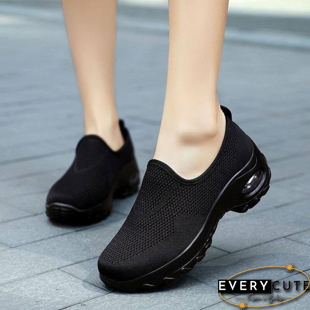 Summer New Casual Slip On Shoes For Women Fashion Woman Breathable Platform Womens Sneakers Flats Tenis Feminino Plataforma