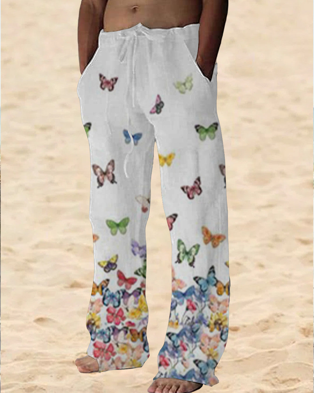 Men's Casual Outdoor Printed Cotton Pants 559d