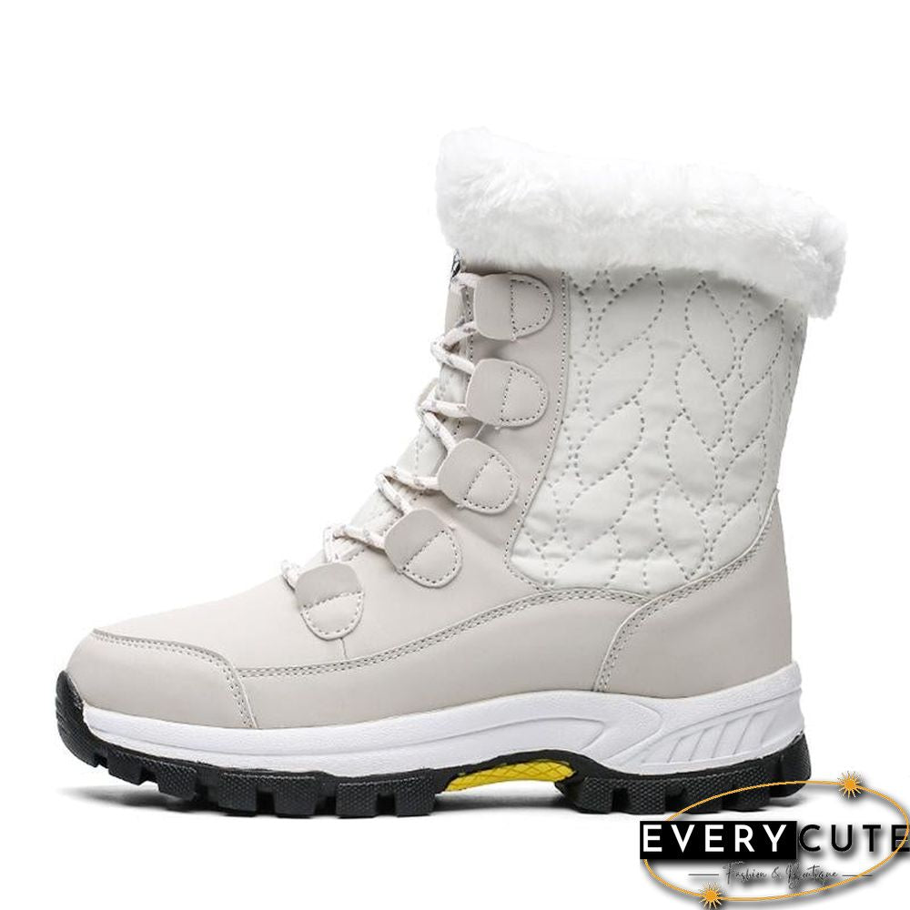 Winter Snow Boots Warm Plush Women's Shoes