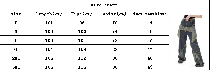 warmmeta Super Beautiful Flower High Waist Summer Loose Wide Leg Vintage Style Unique Versatile Straight Leg Pants Women's Jeans