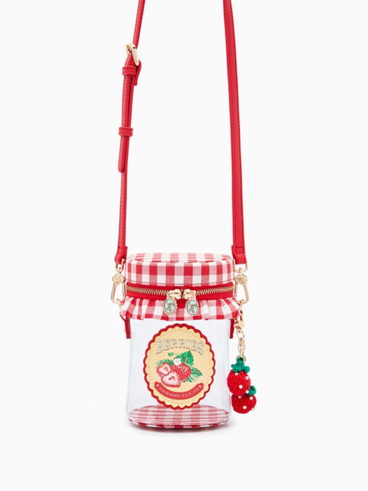 Strawberry Jar Cottagecore Bag