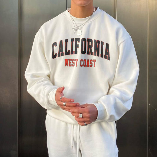 Men's Retro California Oversized Sweatshirt