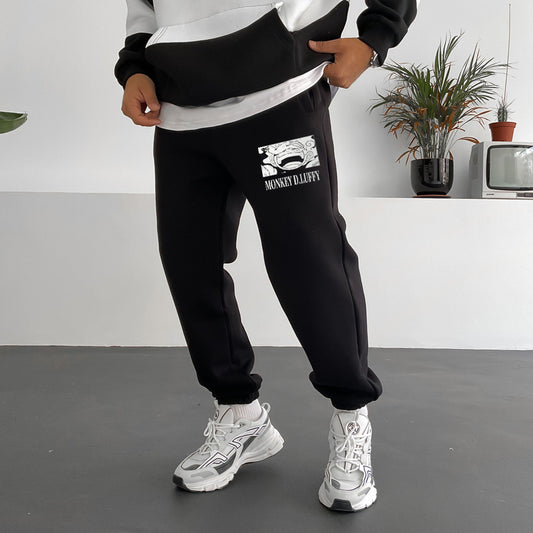 One Piece Print TrackPants Casual Sweatpants