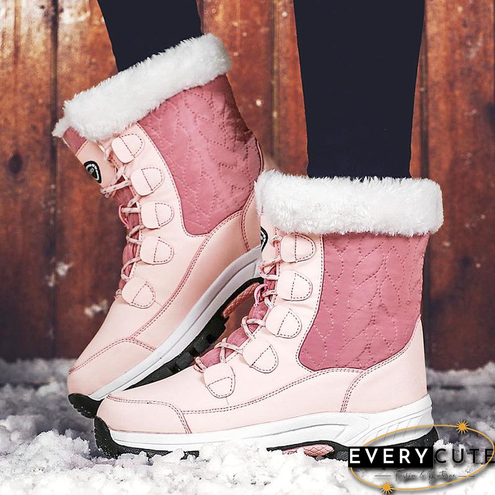 Winter Snow Boots Warm Plush Women's Shoes