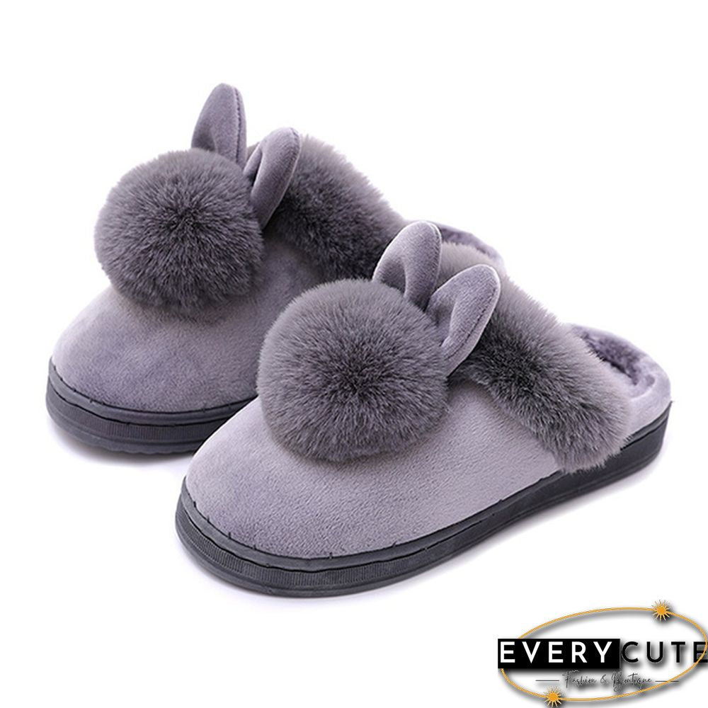 Winter Womens Indoor Shoes Cotton Cartoon Slippers Warm Home Shoes Women Cute Slippers Plus Size 36-41 Pantufas Feminino