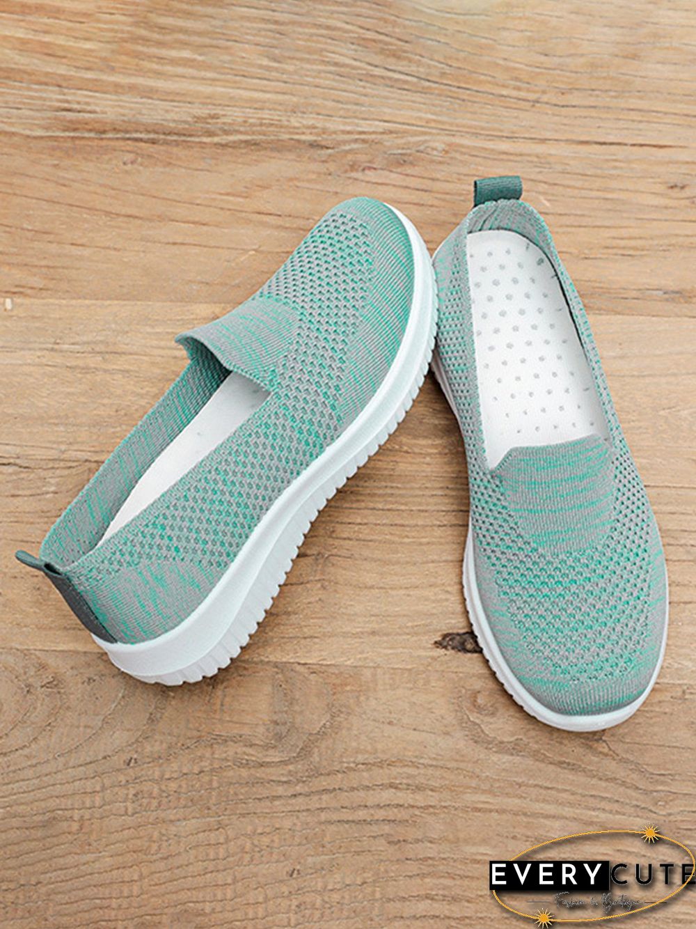 Lightweight Breathable Flyknit Mesh Casual Shoes Sneakers