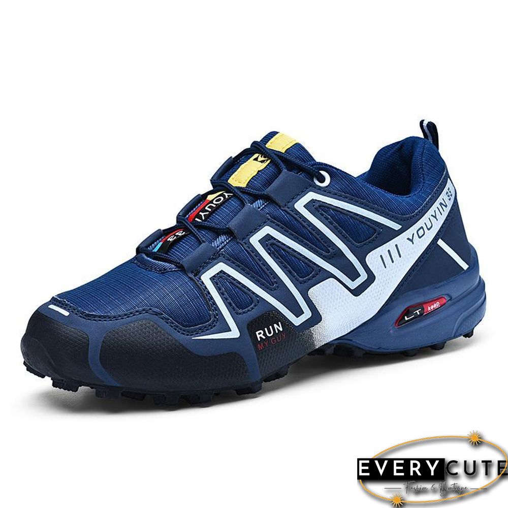 new large size outdoor mountaineering shoes men's shoes breathable shock absorption sports hiki