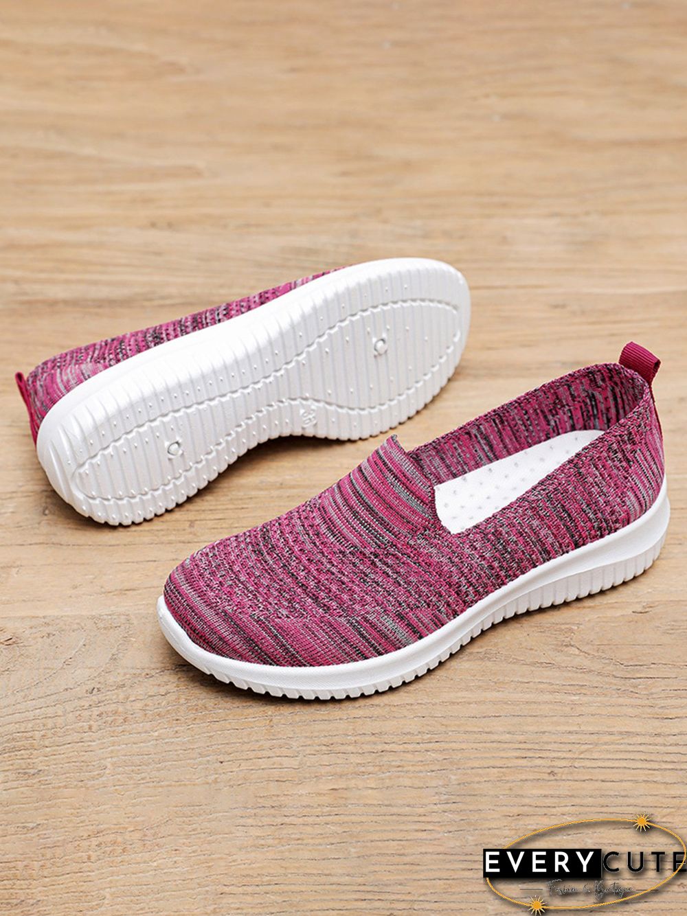 Lightweight Breathable Flyknit Mesh Casual Shoes Sneakers