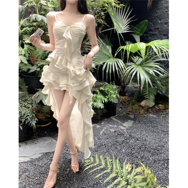 Fairy Song Long Ruffle Dress