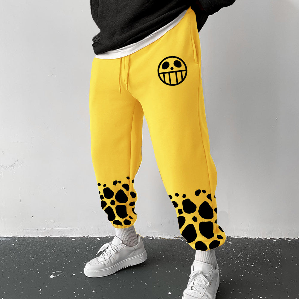 Anime Print Casual Sports Pants