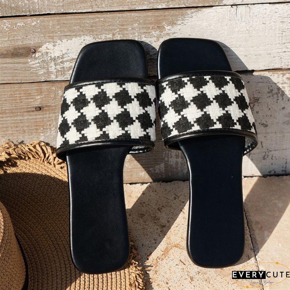 Casual Patchwork Square Shoes