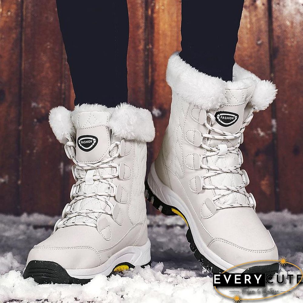 Winter Snow Boots Warm Plush Women's Shoes