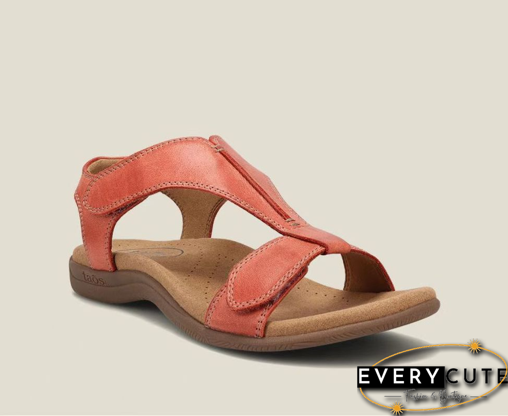 Summer Woman Sandals New College Style Ladies Sandals Low Heel Wedge Casual Women Shoes Fashion Leather New Shoes For Femme