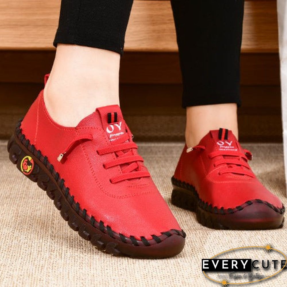 Women's Fashion Comfortable Soft Sole Lace-Free Non-slip Flat Shoes