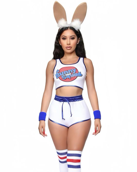 Warmmeta boxer costume Night Charm Women's Clothing Halloween Air Dunk Vest Shorts Two-Piece Sports Tight Suit