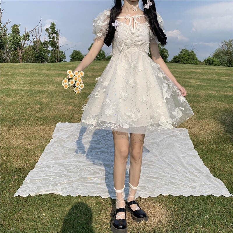 Butterfly Angel Sparkle Princess Lolita Fairy Dress