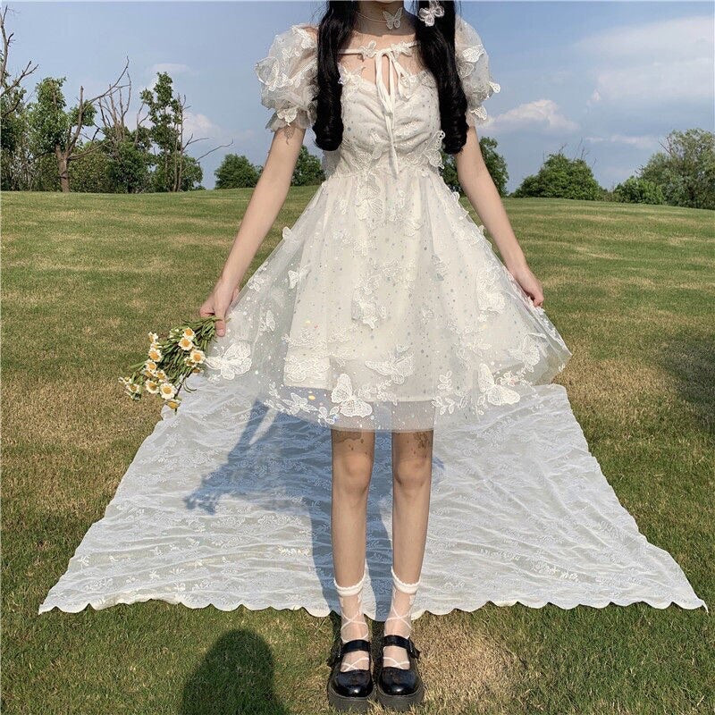 Butterfly Angel Sparkle Princess Lolita Fairy Dress