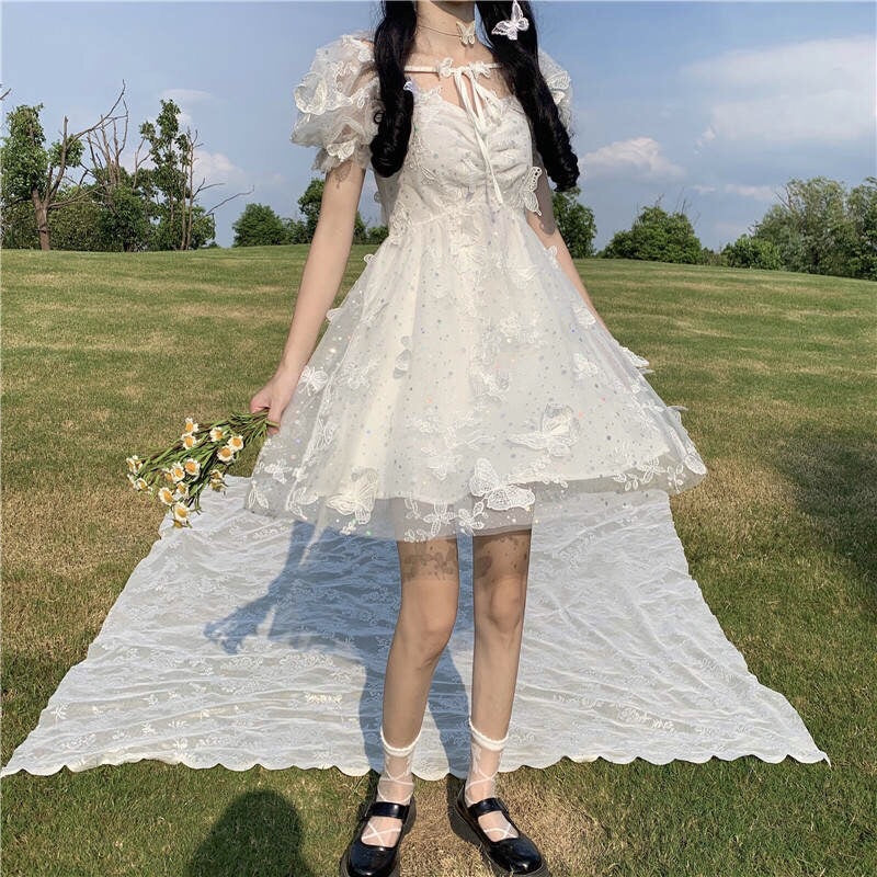 Butterfly Angel Sparkle Princess Lolita Fairy Dress