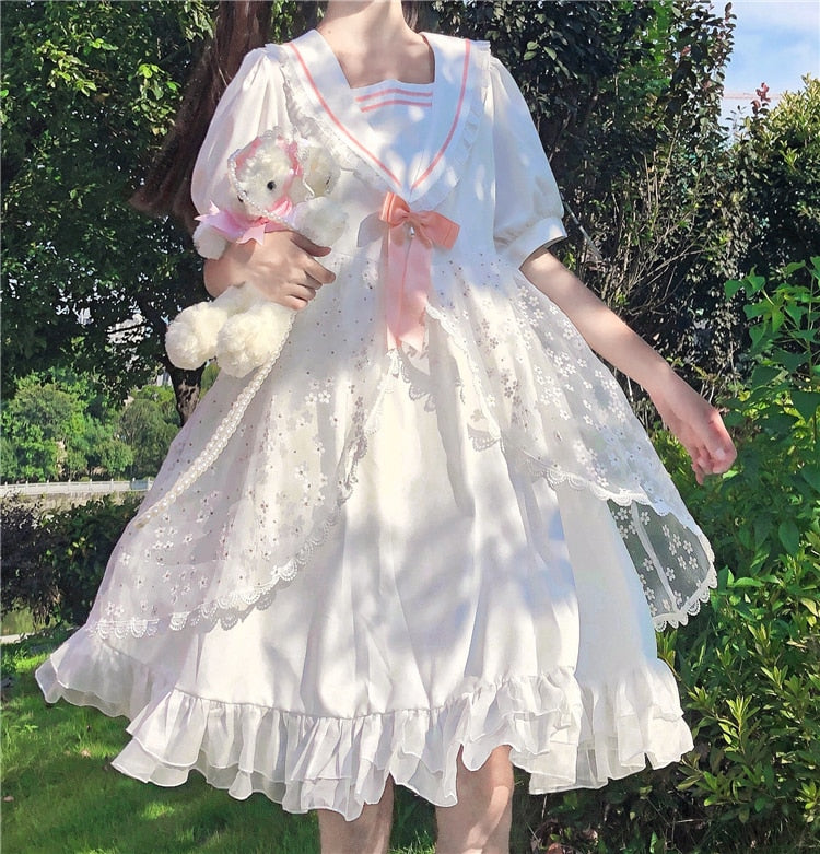 Daisy Meadow Kawaii Fashion Fairy Princess Lolita Dress