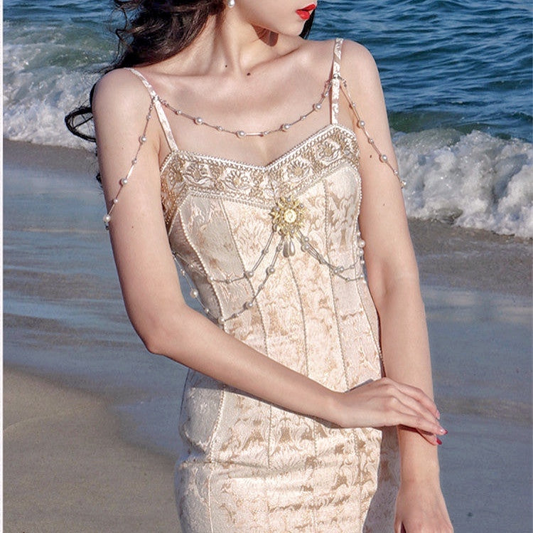 Diana Royalcore Baroque Pearl Princess Dress