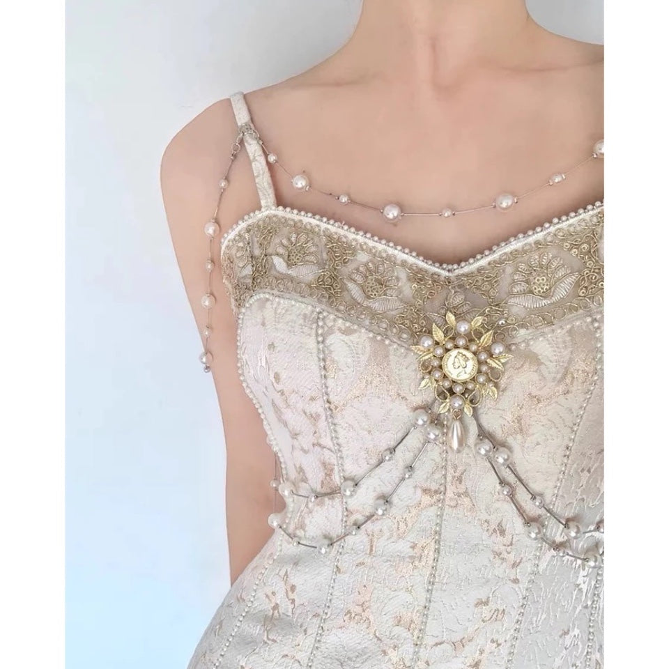 Diana Royalcore Baroque Pearl Princess Dress