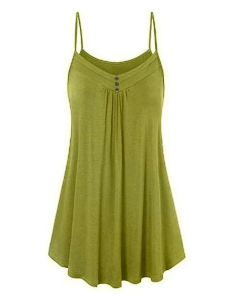 Women Casual Cotton Solid Spaghetti-Strap Summer Mini Knitting Dress AH385