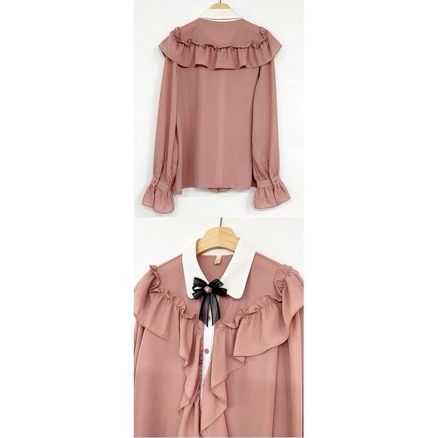 Francine Light Academia Blouse