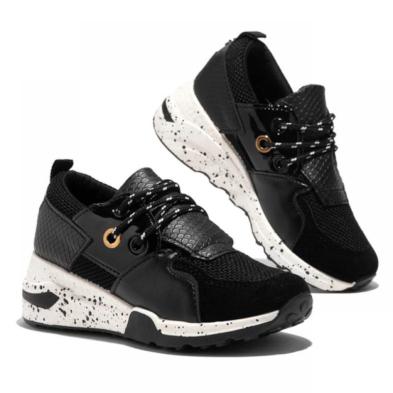 Women Sneakers Lace-Up Platform Sports Shoes for Women Breathable Ladies Sneakers Leopard Print Women's Vulcanize Shoes