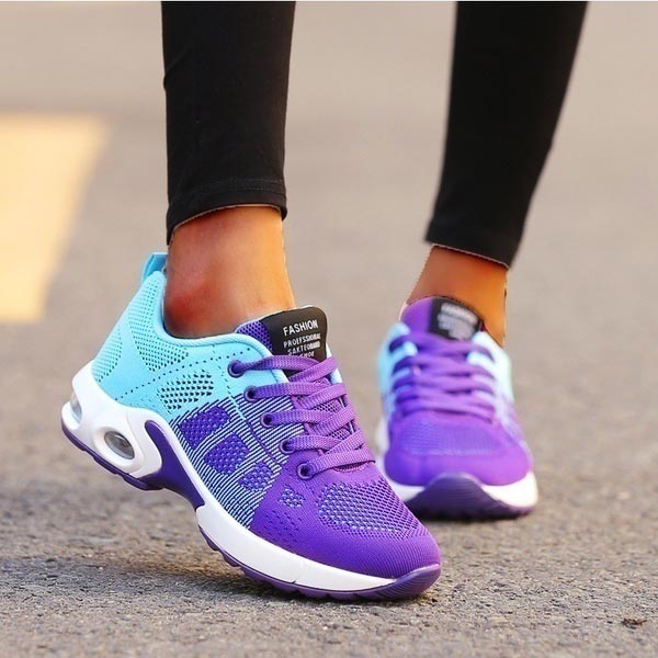 Large Size Summer Air Cushion Sport Shoes Women Sneakers White Sports Shoes Womens Running Shoes Lady Snickers Female GME-0093