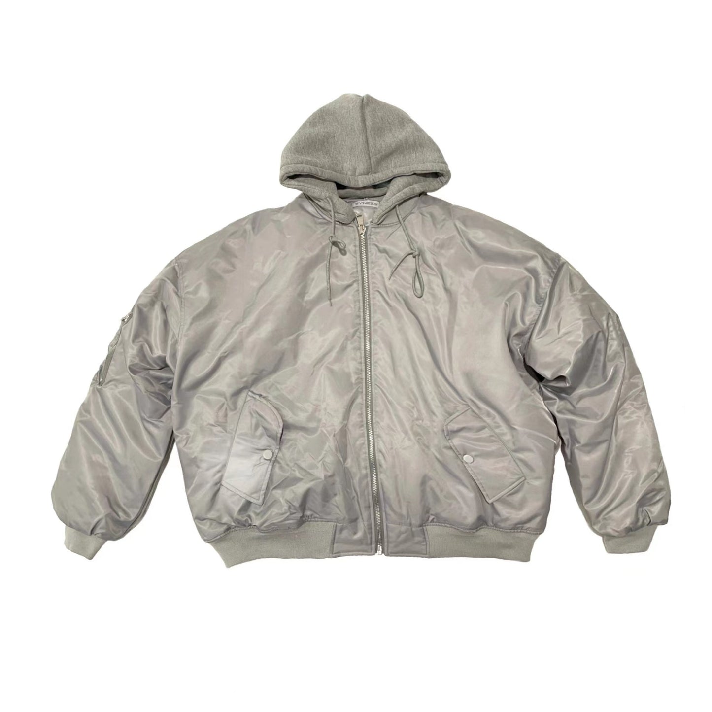 Analice SYNEZ Grey Bomber Jacket