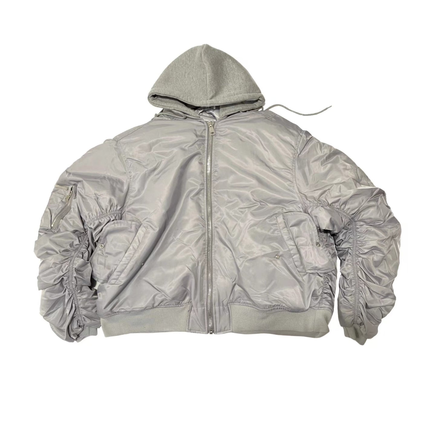 Analice SYNEZ Grey Bomber Jacket