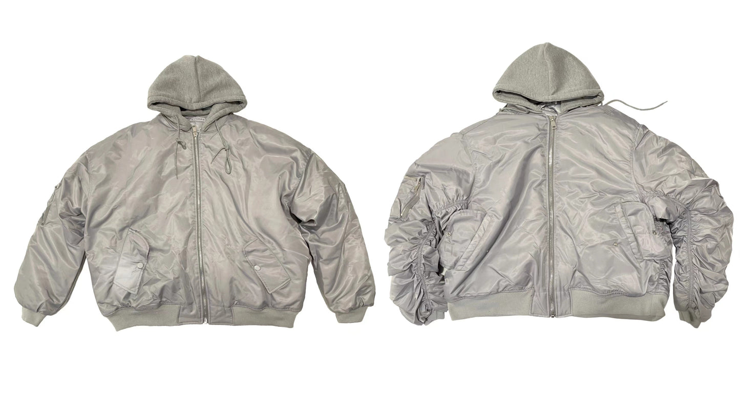 Analice SYNEZ Grey Bomber Jacket