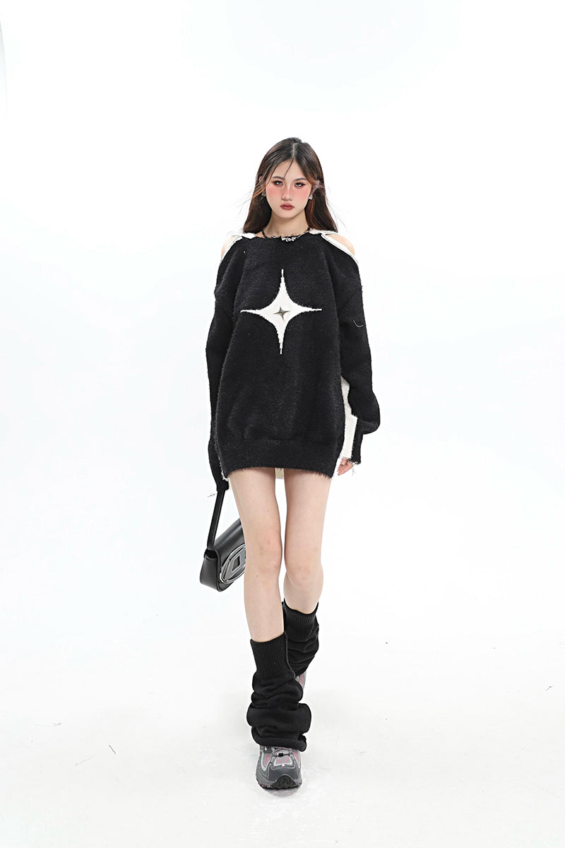 Star Light Long Sleeve Sweater