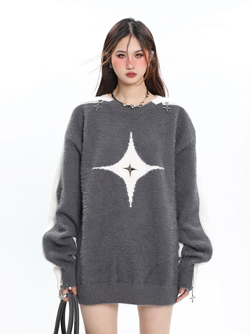 Star Light Long Sleeve Sweater