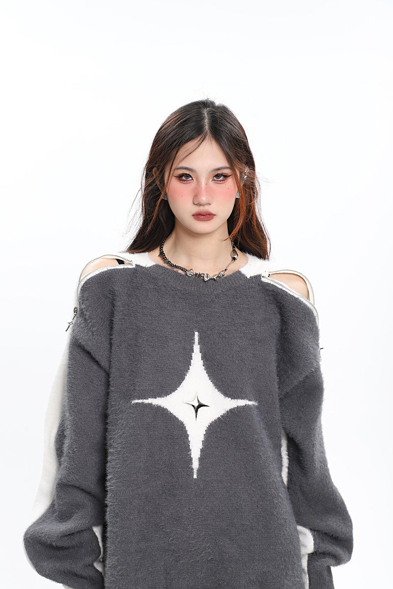 Star Light Long Sleeve Sweater