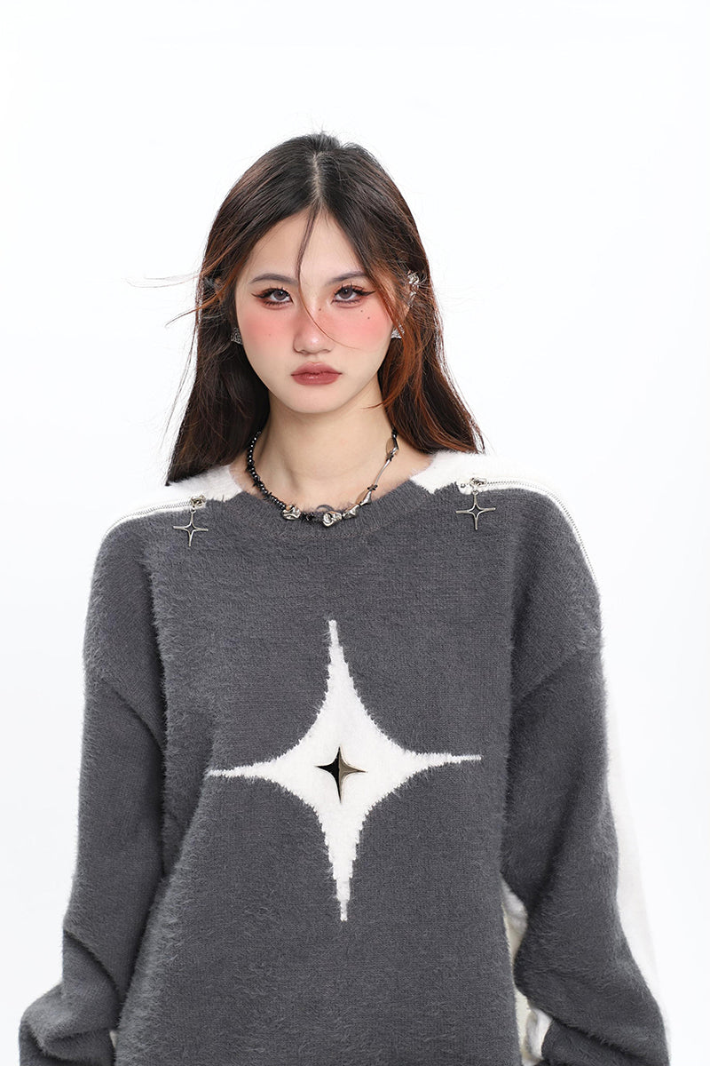 Star Light Long Sleeve Sweater