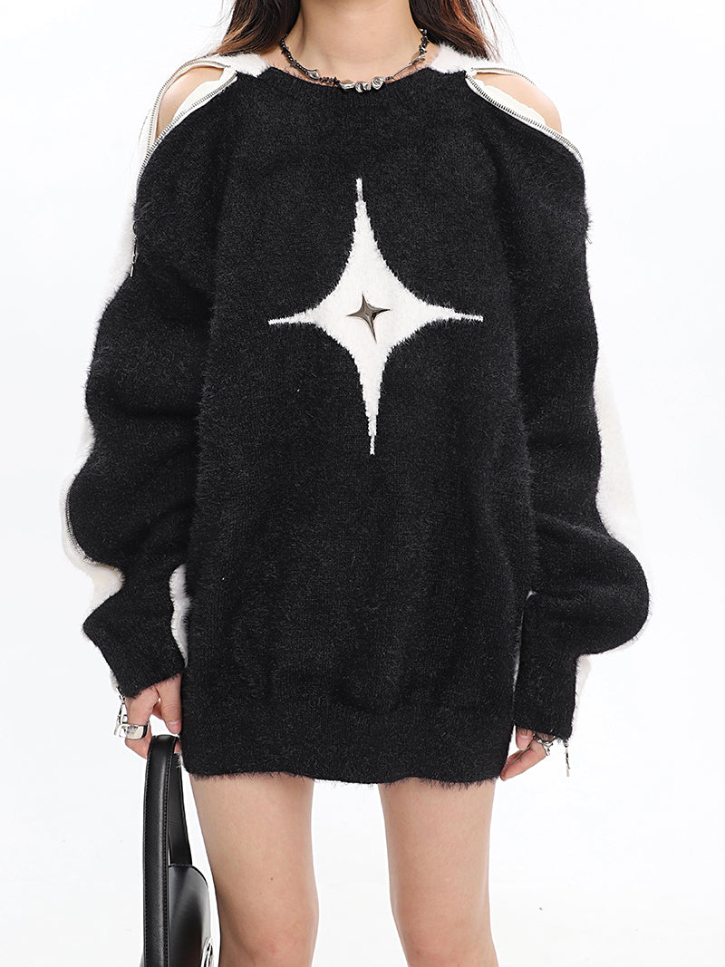 Star Light Long Sleeve Sweater