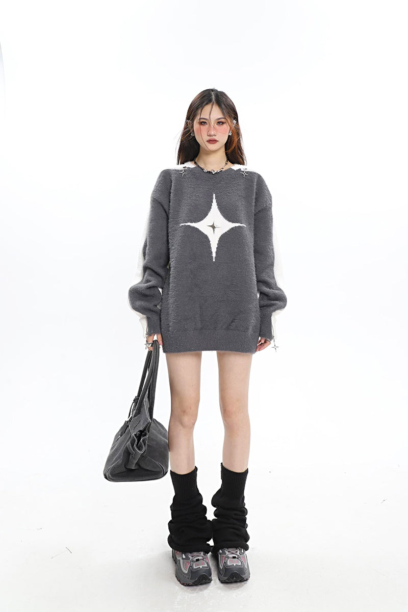 Star Light Long Sleeve Sweater