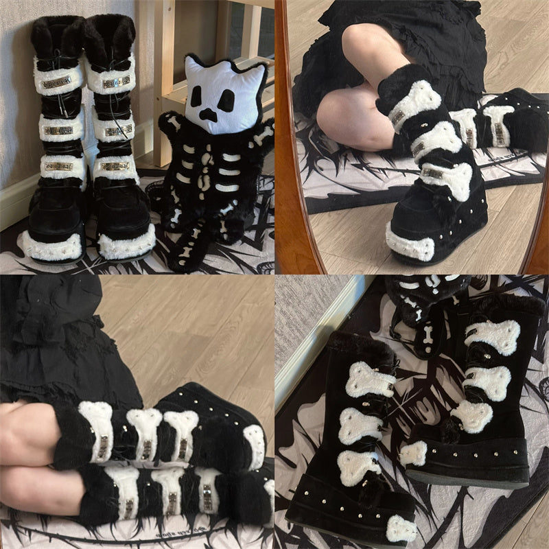 Gururguru-100 Knee-High Boots