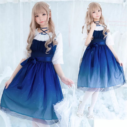 Moonbeam Galaxy Star Kawaii Princess Fairy Kei Dress