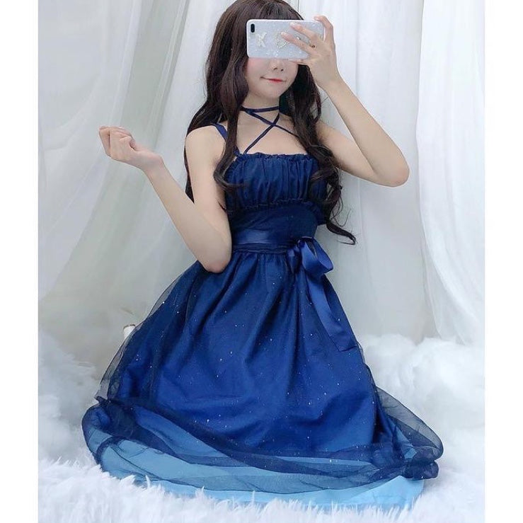 Moonbeam Galaxy Star Kawaii Princess Fairy Kei Dress