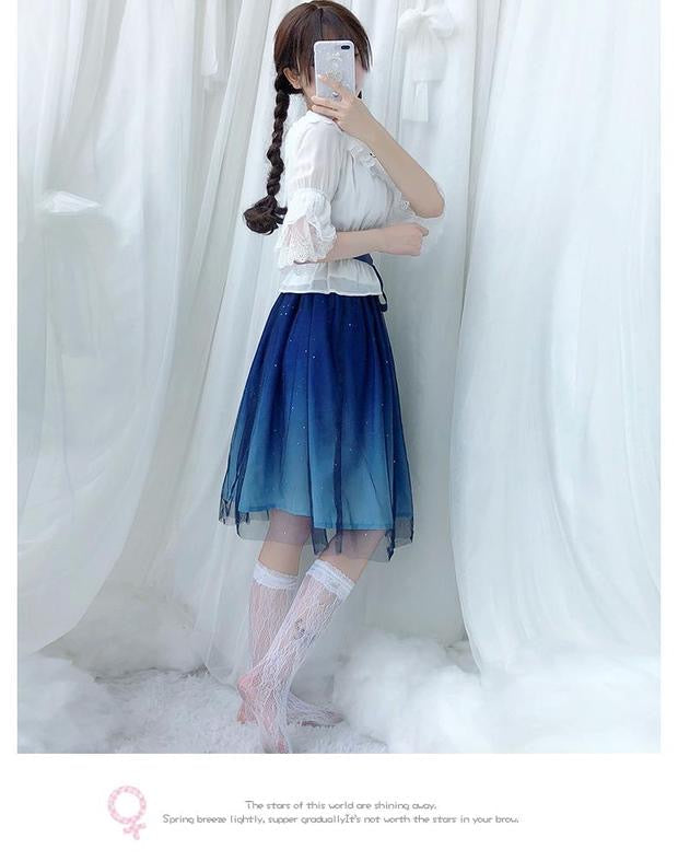 Moonbeam Galaxy Star Kawaii Princess Fairy Kei Dress