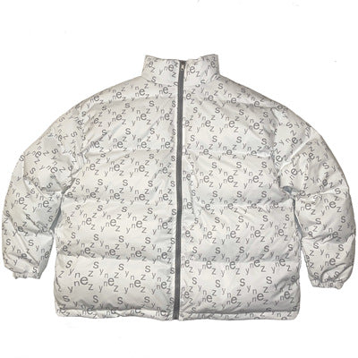 SYNEZ Monogram Puffer Jacket