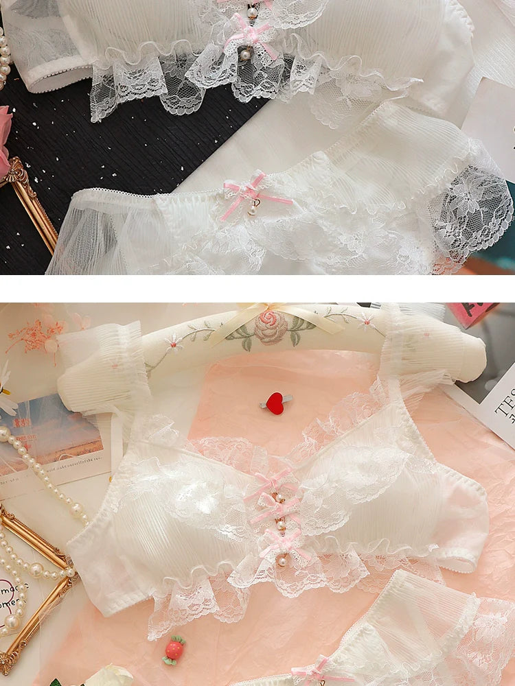 Soft Girly Princess Lingerie Set