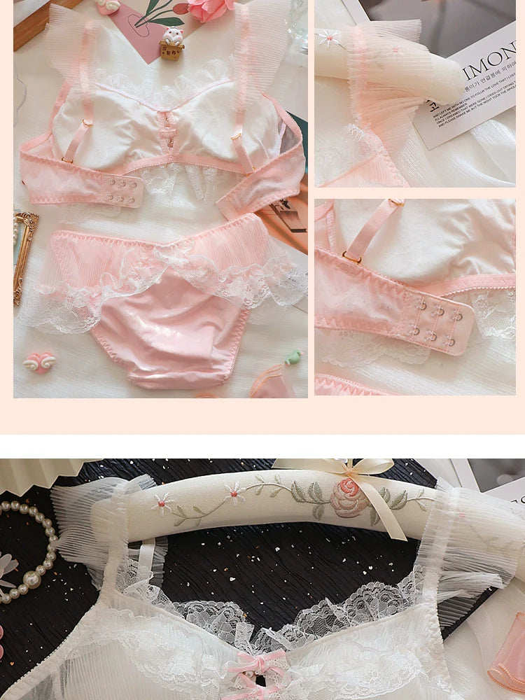 Soft Girly Princess Lingerie Set