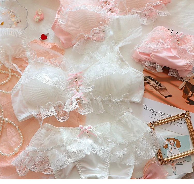 Soft Girly Princess Lingerie Set