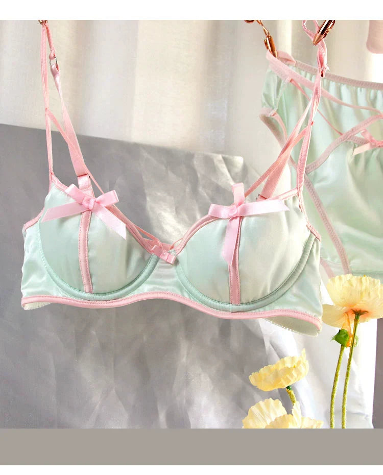 Pastel Coquette Lingerie Set