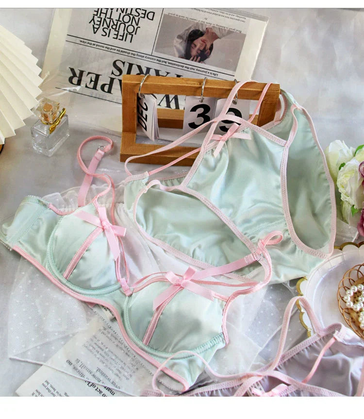 Pastel Coquette Lingerie Set